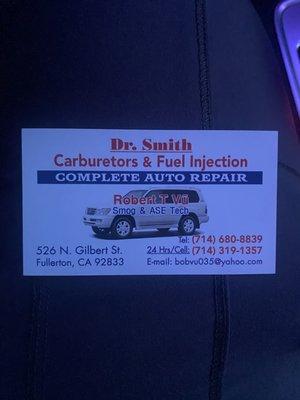 Carburetors Doctor Smith