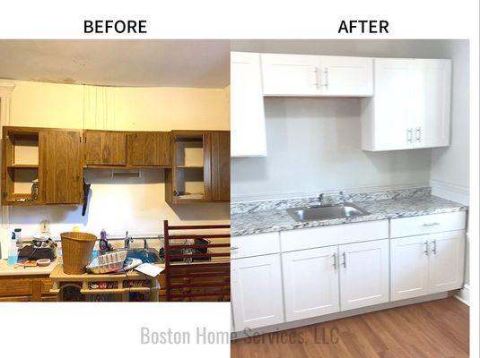 Junk removal and total renovation of rental unit