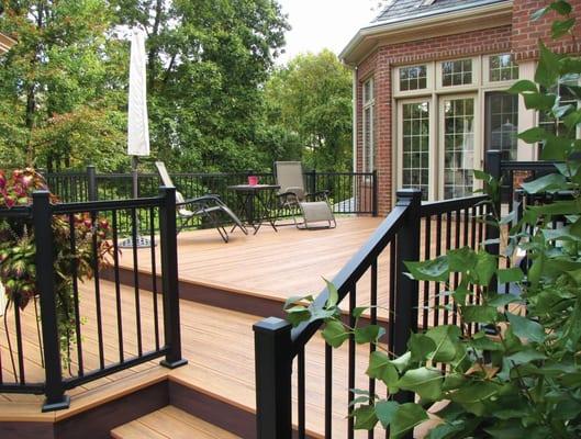 One of many aluminum railing options.