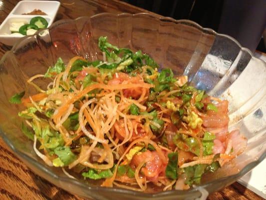 Sashimi salad