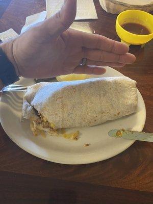 Chorizo burrito