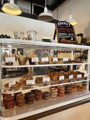 Baked goods display