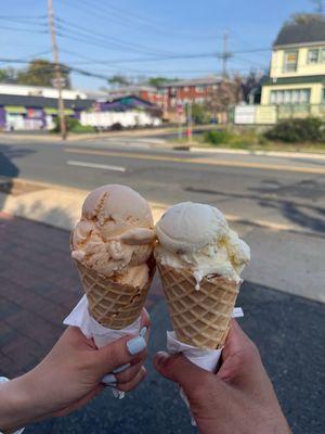 mango and butter pecan ice cream