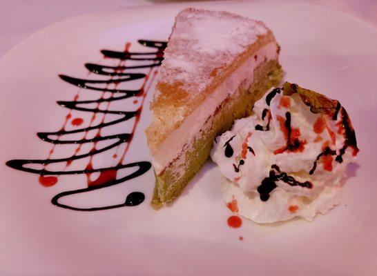 Pistachio ricotta cake (dessert special)