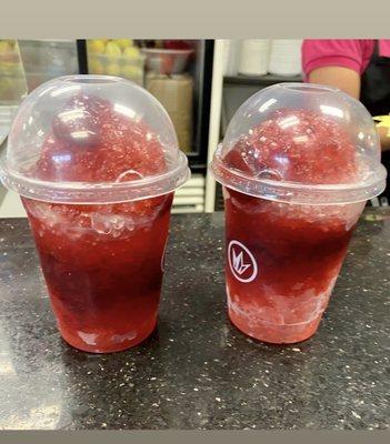 Raspados de Fresa