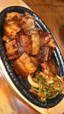 Spicy pork belly