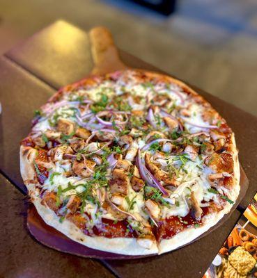 Barbecue Chicken Pizza - best one I've ever had!