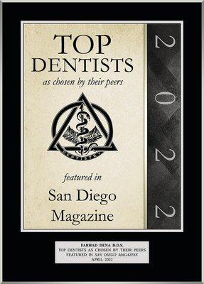 San Diego Magazine- Top Dentists 2022