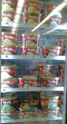 Thrifty ice cream... you can buy cones or cups at the ice cream counter for immediate cravings