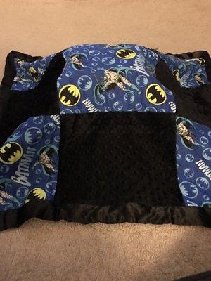 Batman blanket for my nephew.