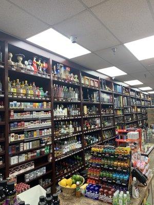 Very wide selection of liquor