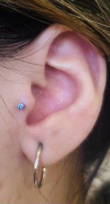 Tragus pierce