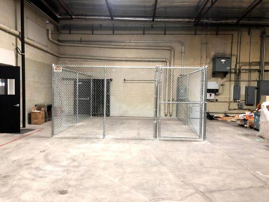 8'high warehouse cage