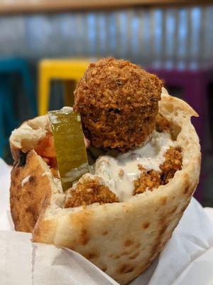 Falafel sandwich