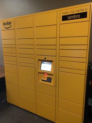 Drop off your items or pick them up.  Amazon Locker available 7 days a week