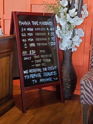 PANWA Thai Massage