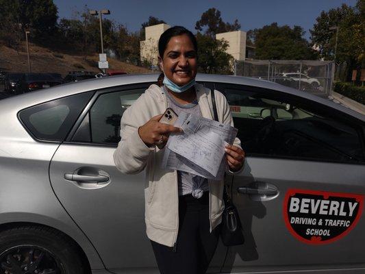 Great Smile for a Awesome Occasion - Congratulations on passing the driving test!