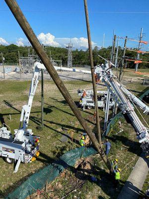 Pole work in the field