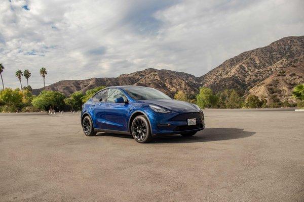 "Blueberry" 2020 Tesla Model Y Long Range with Full Self-Driving