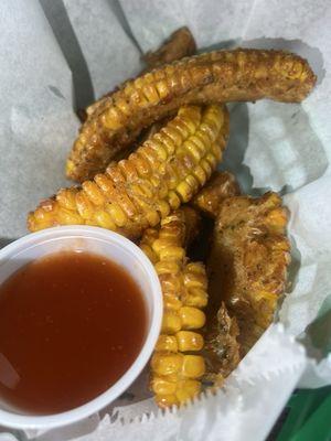 Crispy Fried Corn! What a way to eat corn!