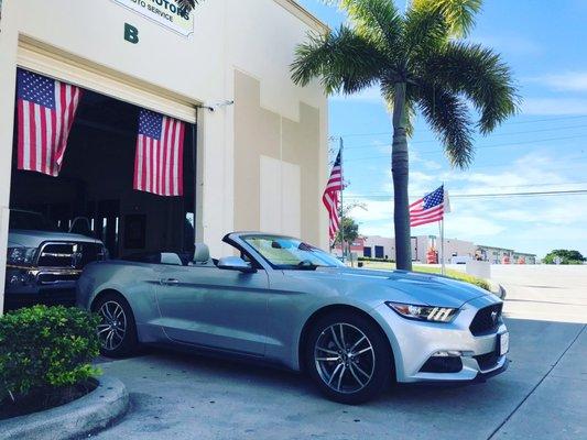 A transmission oil was changed as well as filters replaced on a customer's Mustang