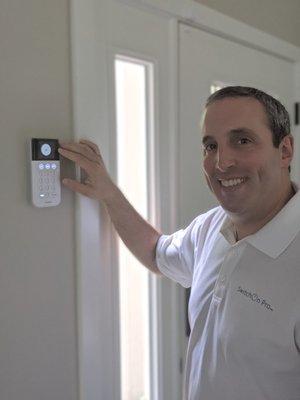 Adam sets up SimpliSafe