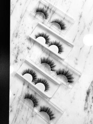 We carry cruelty free mink strip eyelashes! 10 different styles to choose from