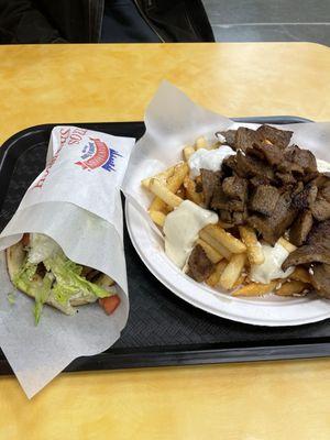 Gyro Pita & Gyro Fries