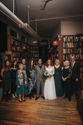 Frestedt & Chakour Rare Book Room Wedding 2019. Photos by Ryan Muir.