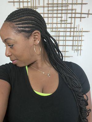 Beautiful braid from house of box braids!