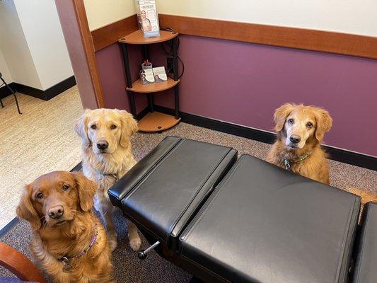 Just a few of the staff members. Always ready to answer questions.