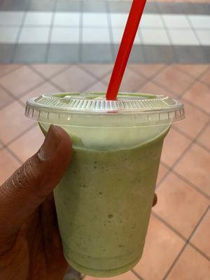 Banana kale smoothie