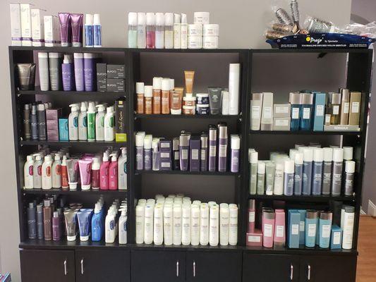 Full Rack Of Organic Hair Products