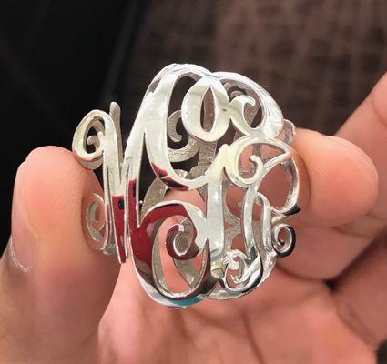 Custom 3D Monogram