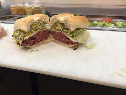 Roast Beef and Provolone