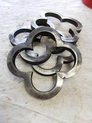 Custom steel scrolls