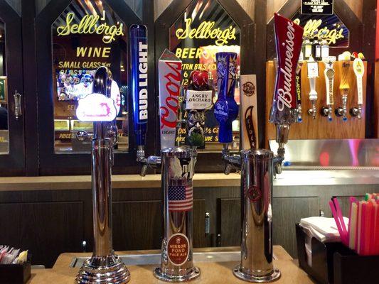 Seasonal brews on tap