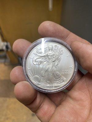 1 Oz silver coin