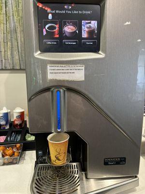 Complimentary Coffee for the guests in the service lounge 09.07.24