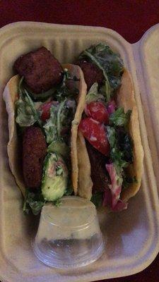 Black-Eyed Pea Falafel Gyro