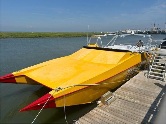 The "Thundercat", top speed was 30knots big and spacious