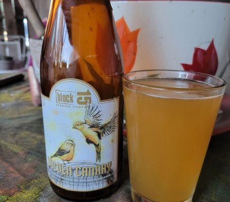 The absolutely wonderful Golden Canary Wild Ale!