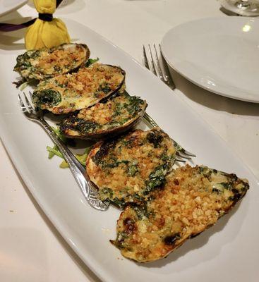 Oysters Rockefeller