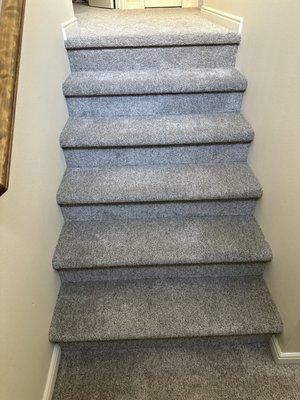 Carpet on stairs