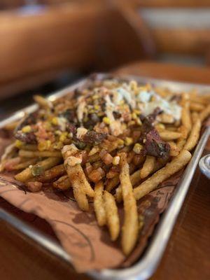 Carne asada fríes