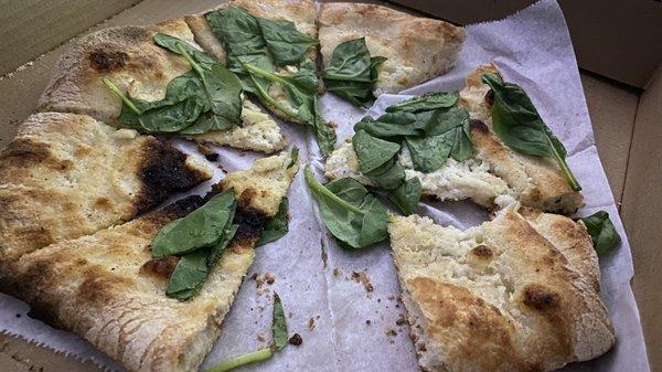 Spinach Pizza