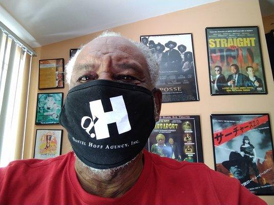 Sy Richardson DHA mask on. Cool