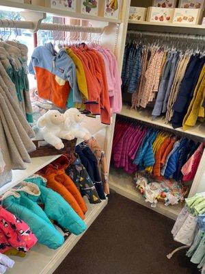 Lots of little Patagonia items to keep your littles warm & cozy