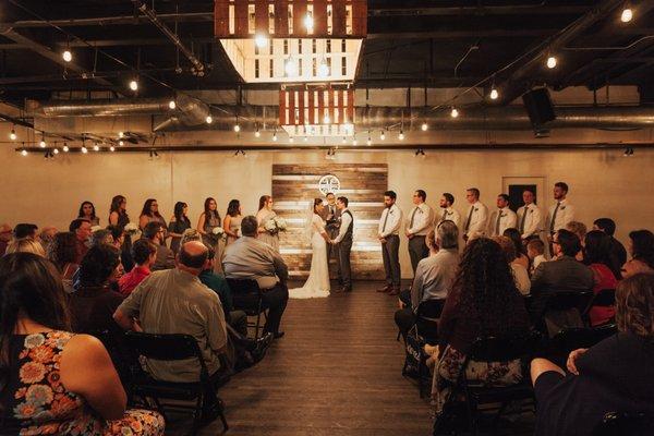 We had a GORGEOUS wedding at Moniker! Photo is from the ceremony.