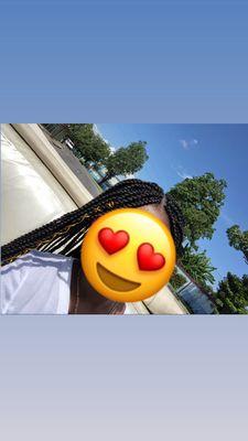 Box braids (only took 3 hours)